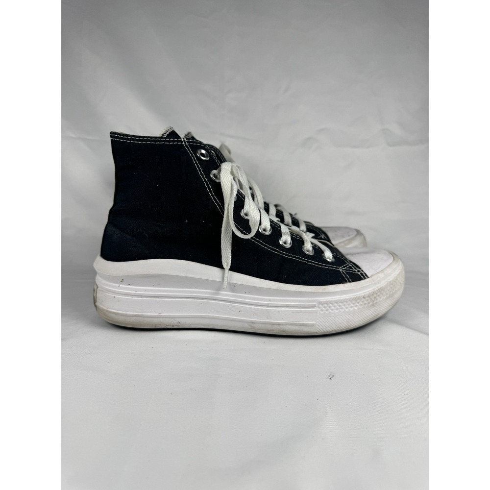 Converse Chuck Taylor All Star Move Platform 568497C Womens US 9 Shoes Black